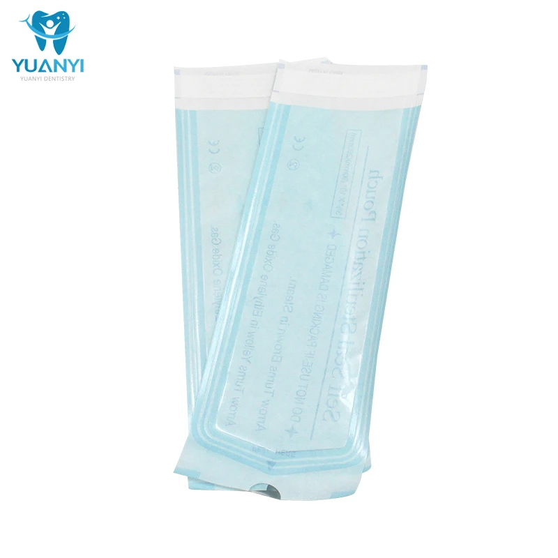 200pcs/Box Dental Self-sealing Sterilization Pouches Bags Medical Grade Paper Disposable Dental Tattoo Tool Storage Bag