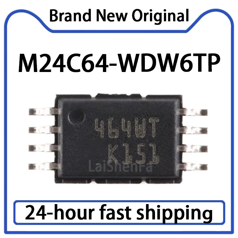 10PCS M24C64-WDW6TP…