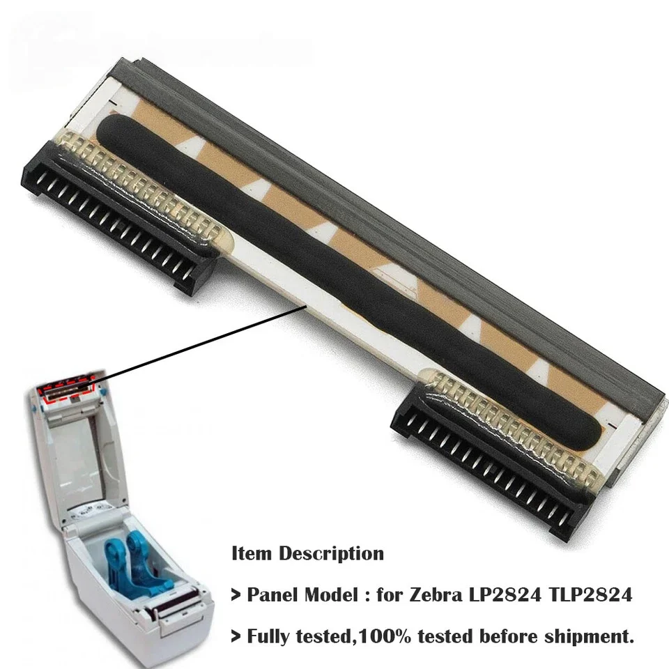 ✅New printer parts express anti drop packaging 203dpi suitable for Zebra LP2824 TLP282 G10591-102 print head✅
