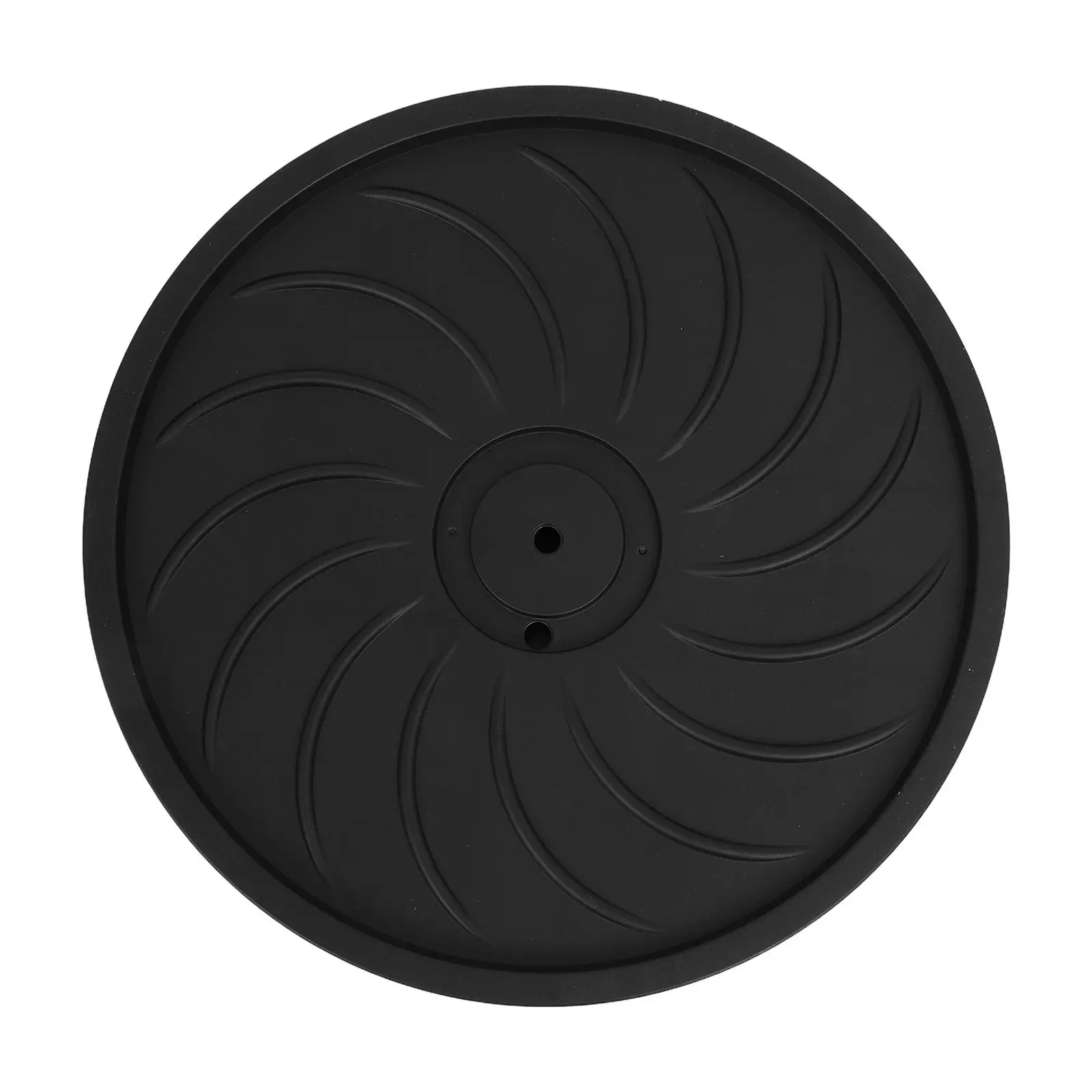 Plastic Movable Flower Pot Tray Round Plant Stand Hidden Wheels Rolling Caddy Heavy Pot Holder Indoor Outdoor Garden Drip Saucer