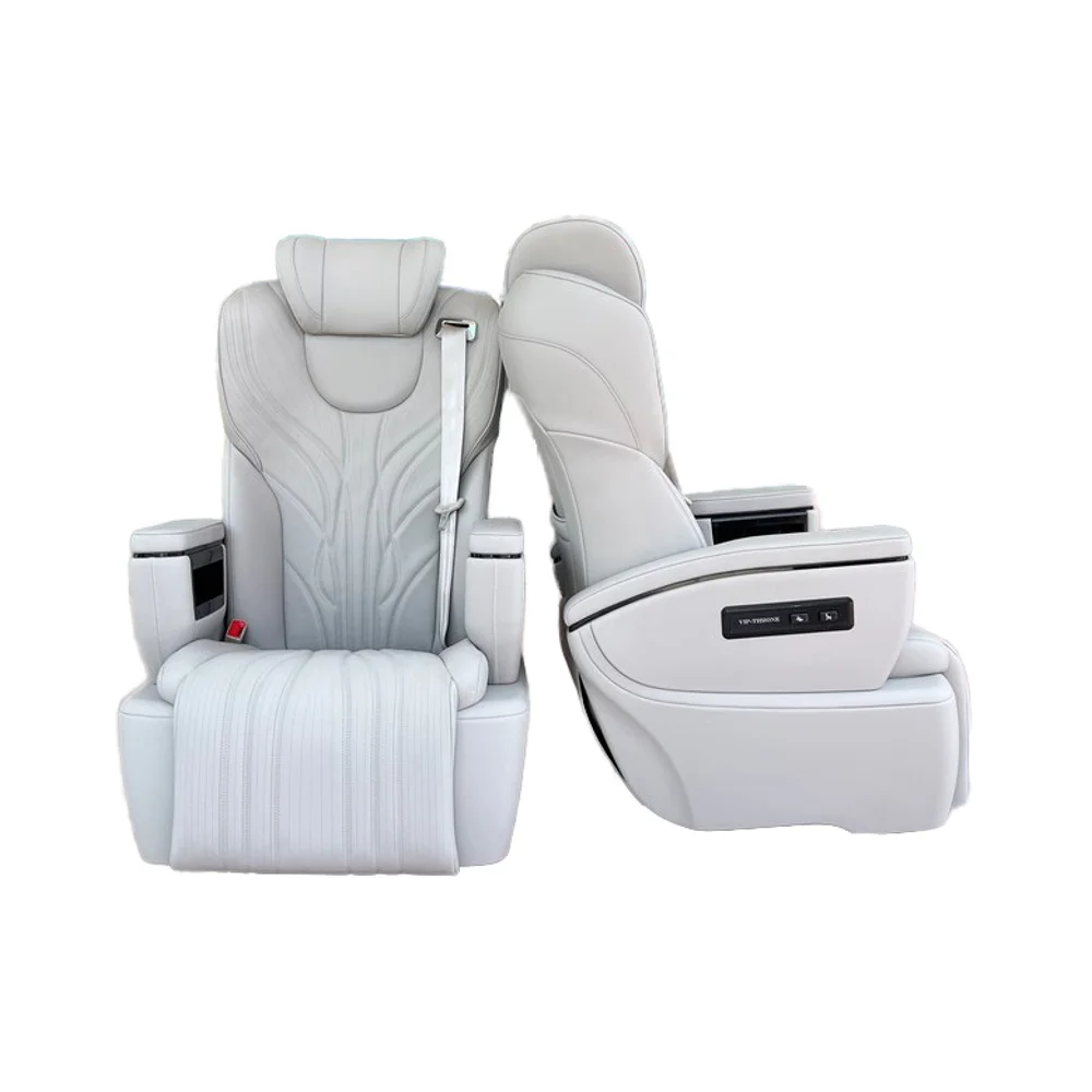 360° Swivel Luxury Leather Aero Seats for Van Conversions Comfortable Aircraft-Style Rotating Model Vito Alphard