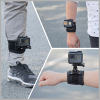 360 Degree Rotatable Wrist Strap Arm Mount Band Holder for Cycle Motorcycling Mount Outdoor Activities for GoPro Hero Xiaomi Yi