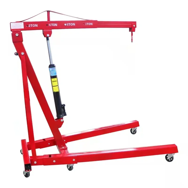 3 tons 2 tons heavy duty foldable hydraulic lift small workshop crane jack