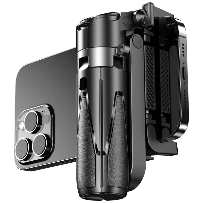 Recentemente atualizado design mini bluetooth portátil telescópico multifuncional tripé telefone selfie vara