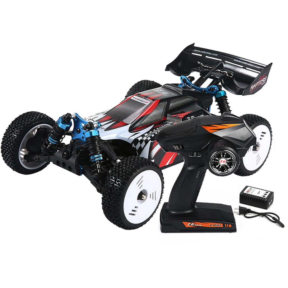 ZD Racing RAPTORS BX-16 9051 2S 1500mAh 2.4G 4WD 1:16 55km/h Brushless Racing Car 2.4Ghz 3CH Remote Controller 150m Distance