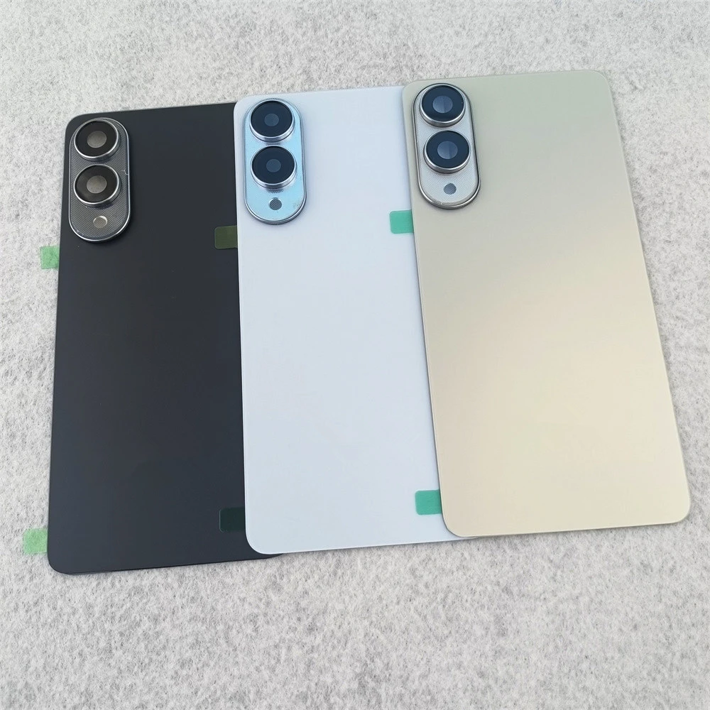 Original Back Glass For Samsung Galaxy S25 Edge SM-S937U Battery Cover Rear Door Housing Panel Repair Parts & Camera Lens Frame