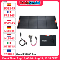 Oscal PM400 Pro 400W Foldable Solar Panel, ≥23% Solar Conversion Efficiency, IP67 Waterproof, ETFE Material