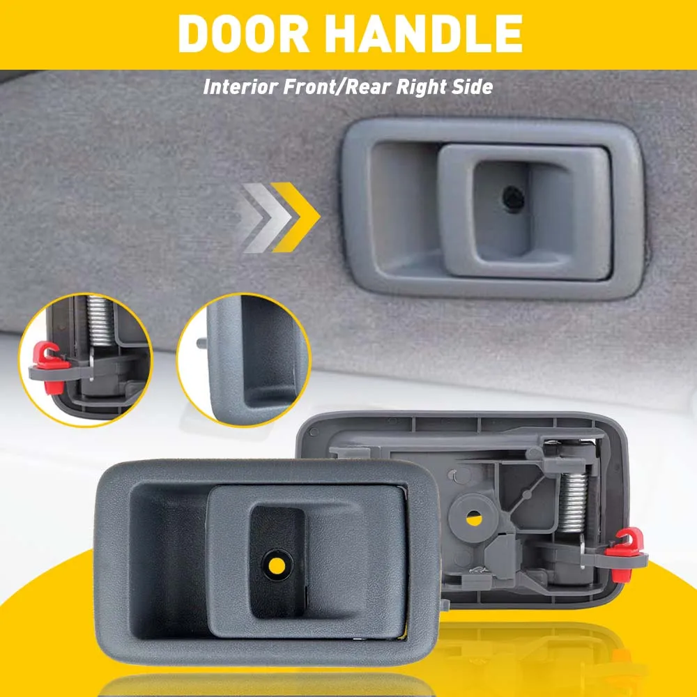 

2x Interior Door Handle For Toyota Tacoma 2001 2002 2003 2004 Camry 1987-1991 4Runner 1996-2002 Tercel 1991-1999 Car Accessories