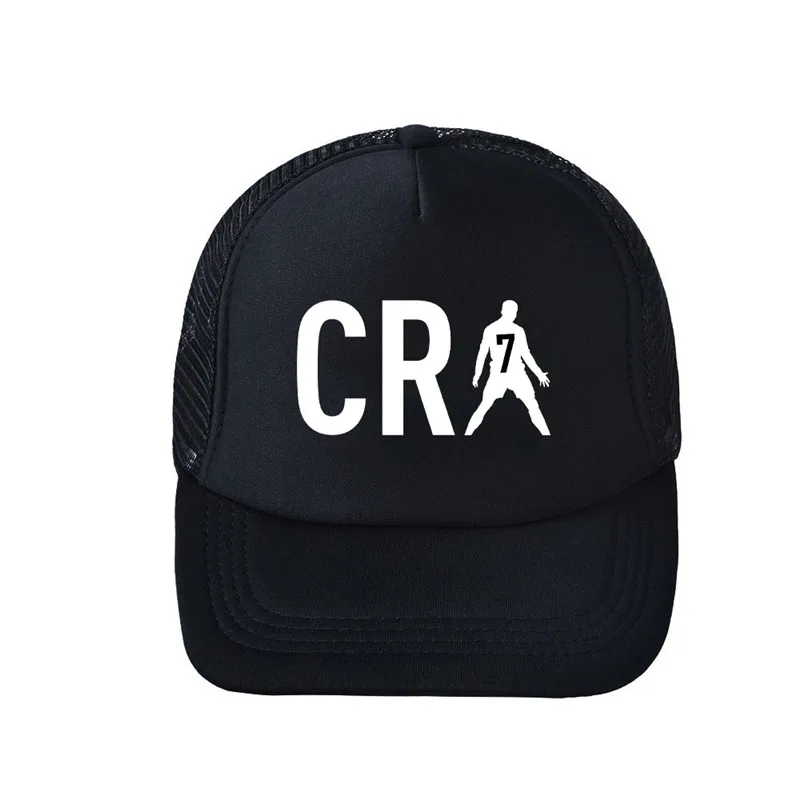 Sports Mesh Hats 3D Printed Cristiano Ronaldo CR7 Baseball Cap Adjustable Cr7 Snapback Hat Men Women Casual Outdoor Party