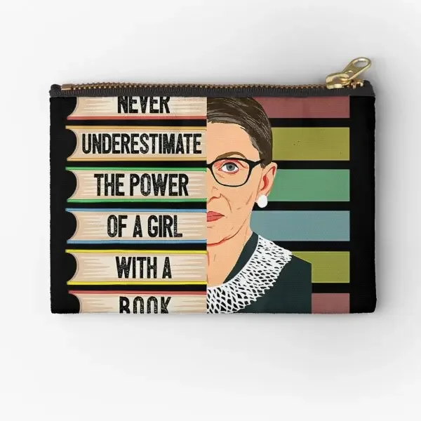 Feminist Ruth Bader Ginsburg Rbg Quote G  Zipper Pouches Women Coin Underwear Cosmetic Wallet Small Socks Panties Money