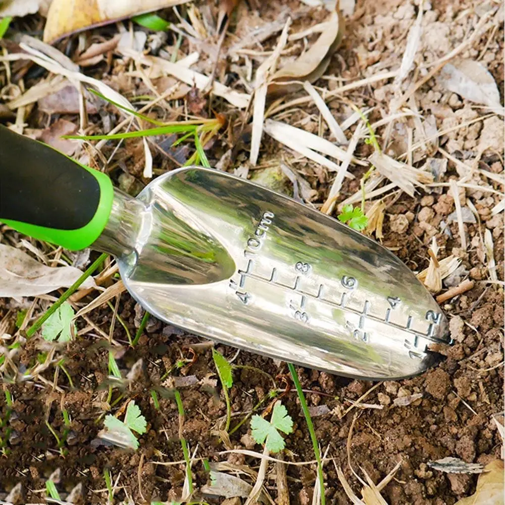 

Hand Rake Garden Tool Set Three-pronged Shovel Wide Shovel Planting Hand Tools Root Extractor with Ergonomic Handle