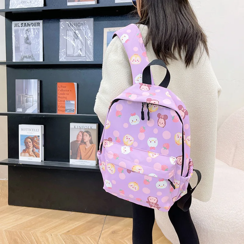 Sac à dos Disney Mickey pour enfants, nouveaux sacs d\'école de grande capacité avec dessin animé pour garçons et filles, sacs décontractés de haute