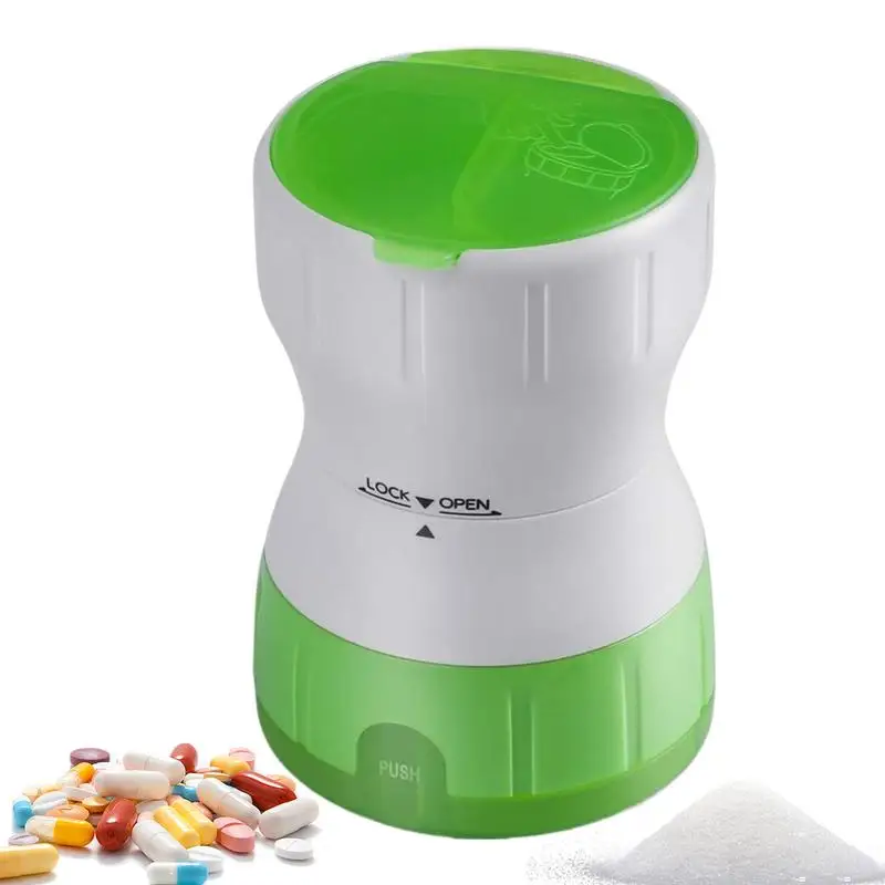 Pill Grinder Tablet Grinder Fine Powder Pulverizer Pill Mill Pill Crusher And Grinder Efficient Small Pill Mill For Feeding Tube