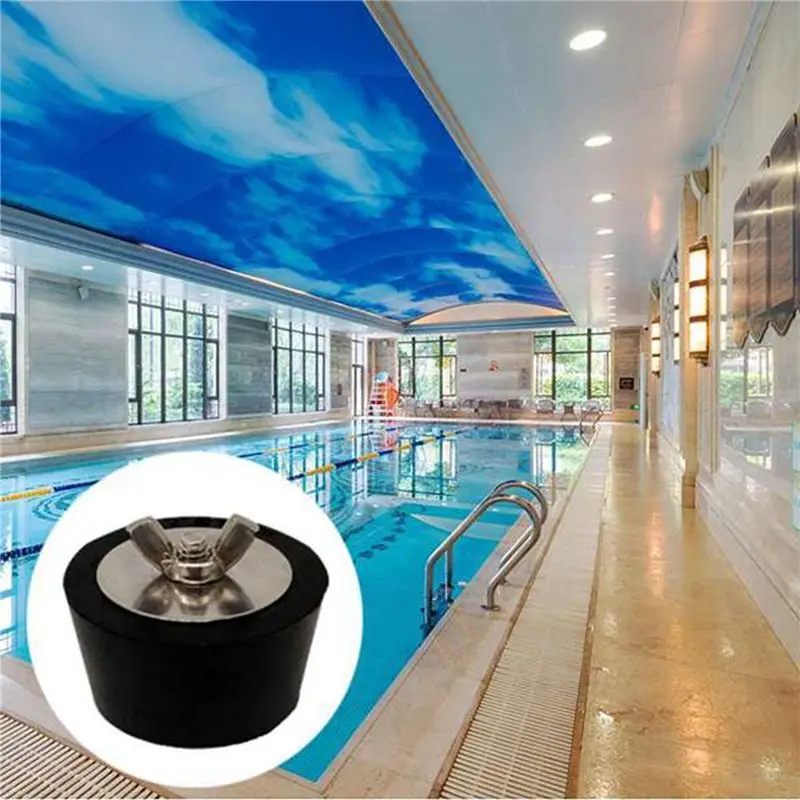 A89E-12Pcs 38Mm Rubber Winterizing Plug Swimming Pool Sealed Anti-Freeze Expansion Plug Drain Pipe Pipes Antifreeze