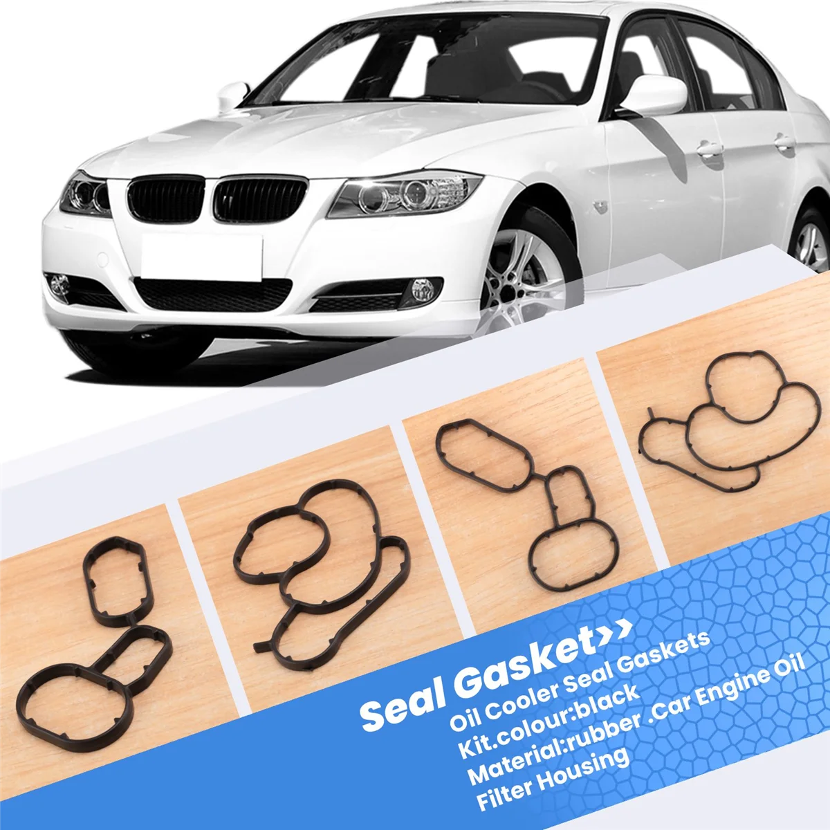 Oil FIlter Housing Gasket 11427508970 for BMW E46 E60N E81 E82