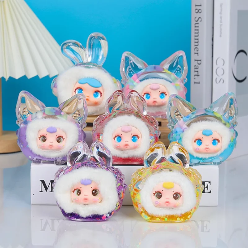 

Аутентичная слепая коробка Candy Paradise, плюшевая масляная капля, кукла-песочные часы, слепая коробка Tide Play, настольные украшения ручной работы, подарочная коллекция