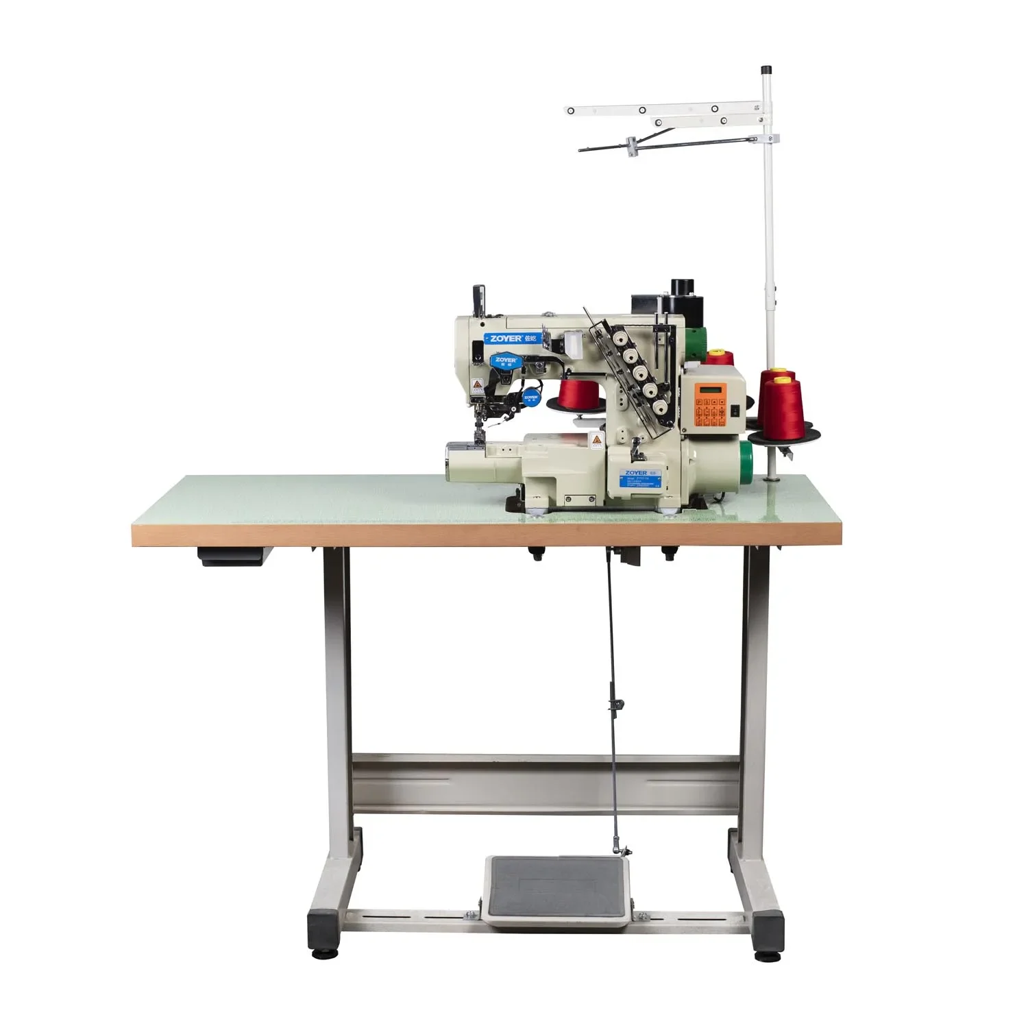 ZY787-01DA Zoyer industrial automatic interlock cylinder bed sewing machine price pegasus