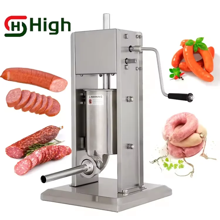 

3L 15L Manual Vacuum Vertical Sausage Stuffer Filler Mechanical Saucisse Home Use Chicken Fish Pork Beef Meat Making Machines