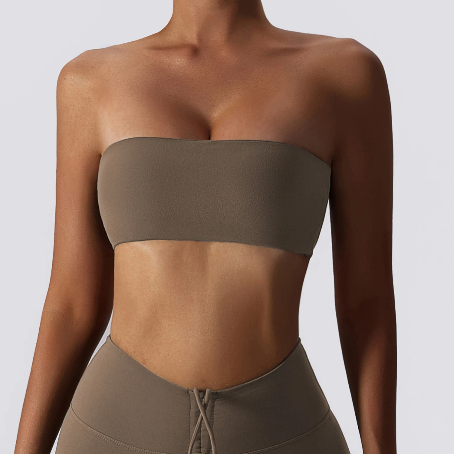 Hearuisavy Casual Sports Bra Gym Underwear Women Breathable Training Yoga Clothes Tube Top Fitness Workout Tank Top Female image 5