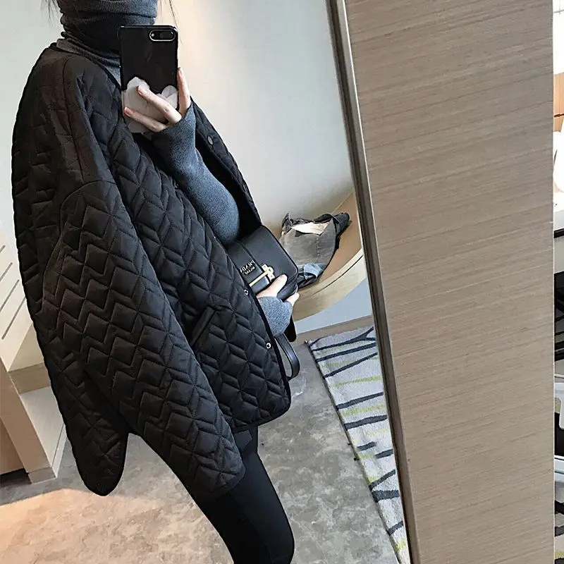 Women Jacket 2024 New Autumn Winter Parkas Female Cotton-Padded Jackets Quilted Light Thin Down Cotton Short Coat Ladies Outwear