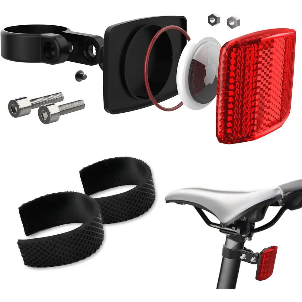 

Airtag Bike Mount - Hidden GPS Tracker Case for Apple Airtag, Anti-Theft Holder for Electric Bicycle and Scooter