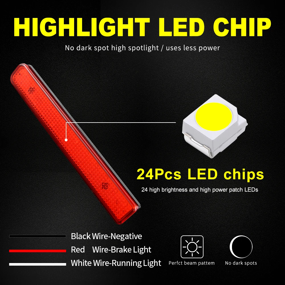 

2PCS For Suzuki Wagon R Stingray Car LED Rear Bumper Light Fog Rear Fog Warning Light Auto Car accessories