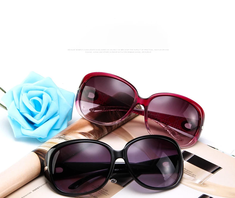 Damen-Sonnenbrille Elegante Komfortable Sonnenbrille Modischer Hohlstil Sonnenbrille Großer Rahmen Outdoor-Brille Sommer UV400 – Detail 2