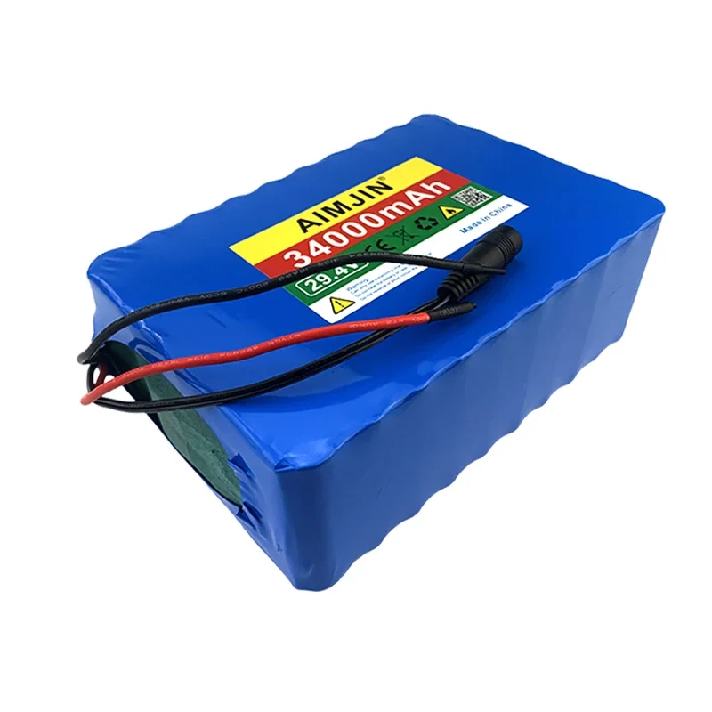 7S10P 29.4V 34000mAh 18650 Battery Lithium Ion Battery For transportation equipment Outdoor Power Supplies etc