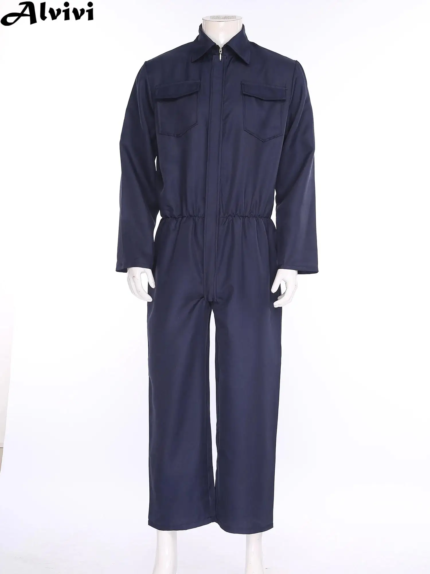 

Мужская и женская спецодежда Майкла на Хэллоуин, костюм для выступлений, с длинным рукавом, на молнии, устойчивый к пятнам, рабочий комбинезон, комбинезон