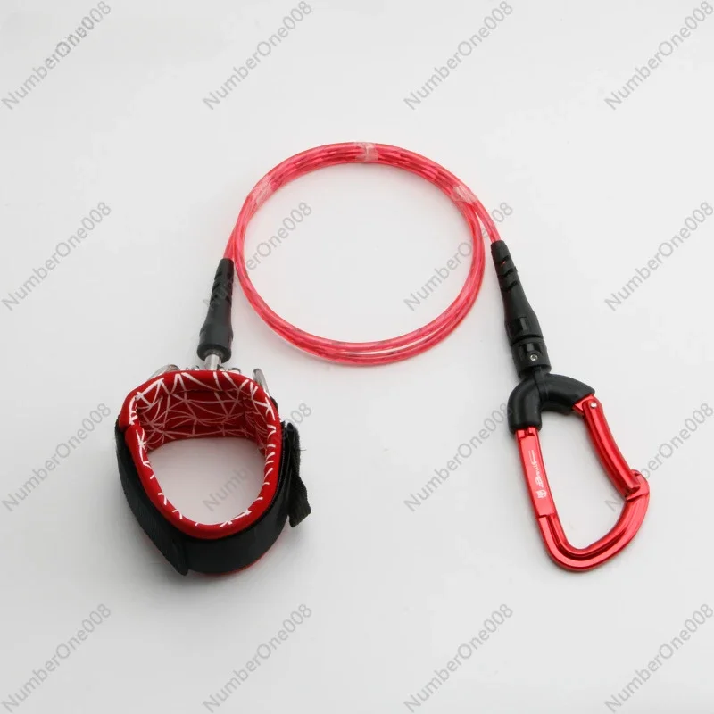 

Веревка для свободного дайвинга из цинкового сплава, пропущенная веревка для дайвинга, эластичная страховочная веревка из ТПУ, дайвинг