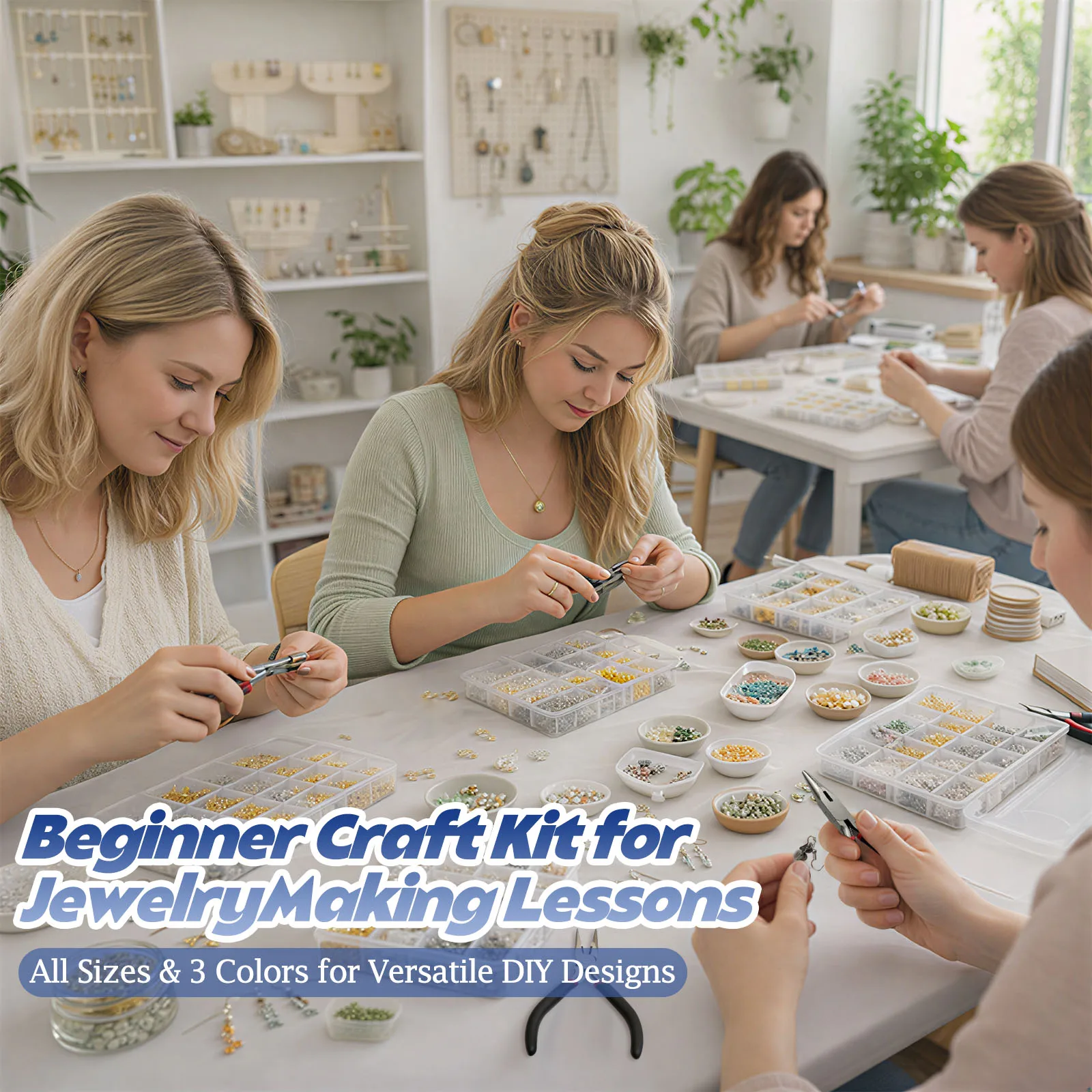 Hypoallergenic Earring Making Kit for Jewelry: 1310 Pieces Complete Supplies with Earring Hooks Jump Rings Backs Pins Findings for DIY Handmade Earrings at Home, Gifts for Adults Women Beginners