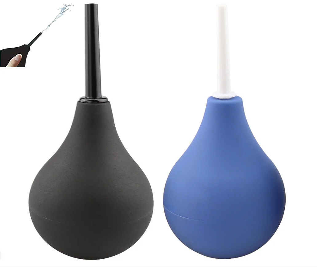 Safe Skin-friendly Soft Rubber Cleaning Bulb Hand Press Personal Body Irrigator Unisex Reusable Detachable Nozzle For Home Trave