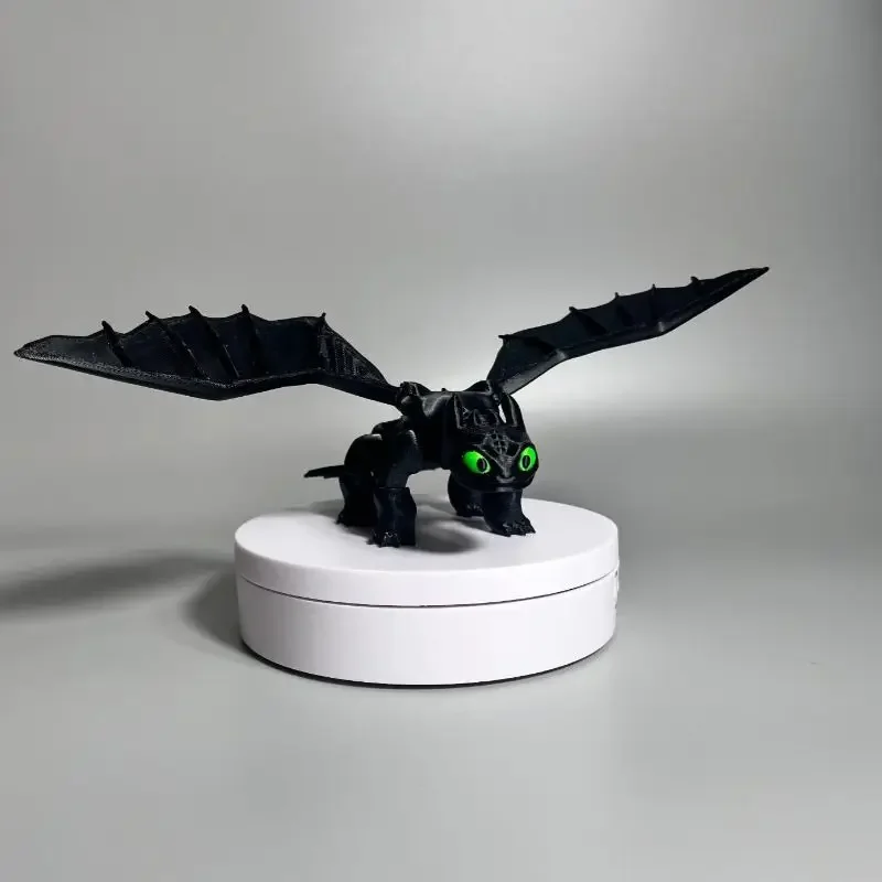 3D-gedrucktes Drachenzähmen leicht gemacht, Anime-Cartoon-Spielzeug, zahnlose Figur, Aktion, kreatives Modell, Ornament, Kindergeschenk