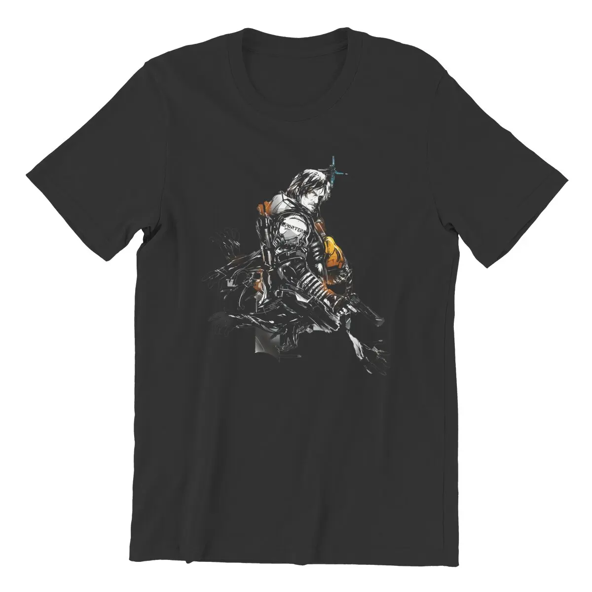 Death Stranding Metal Gear Kojima products T Shirts MGS Hideo Kojima T-Shirt for Men  100% Cotton printed Tee Party Clothes