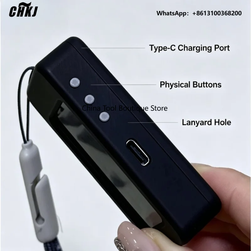High Precision Paragliding Altimeter Digital Altitude Meter Professional Height Measuring Instrument Outdoor Air Sports Pilot