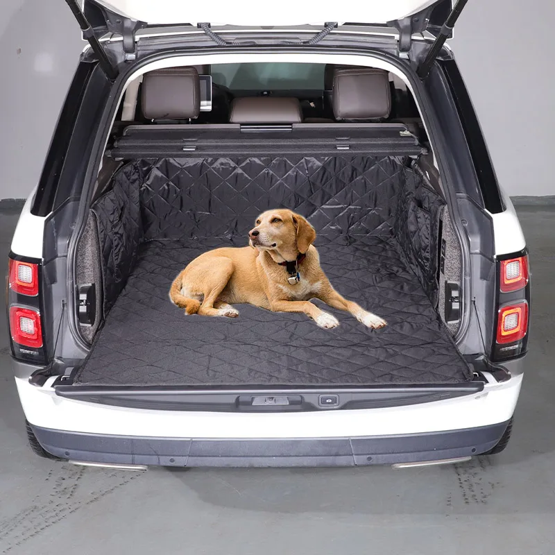 For Range Rover Vogue 2020-2024 Trunk Mat Tarpaulin Waterproof Oxford Cloth Dog Cat Back Seat Covers Car Protection Blanket