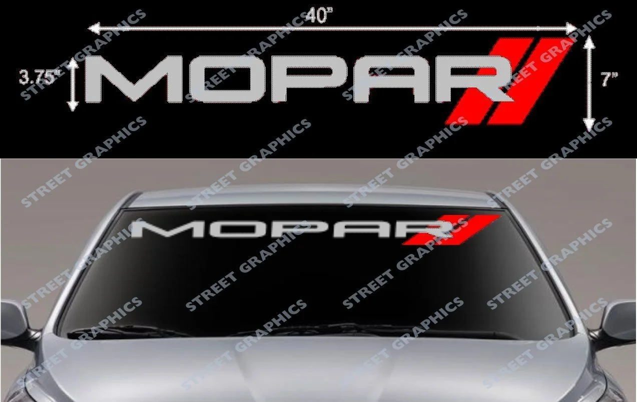 

For MOPAR WINDSHIELD VINYL DECAL Car Styling