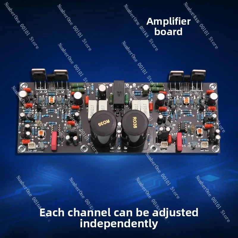 SF60 Replica Enthusiast Grade High Power Amplifier Board, Dual Channel Class AB Amp Better Than LM3886 TDA7293