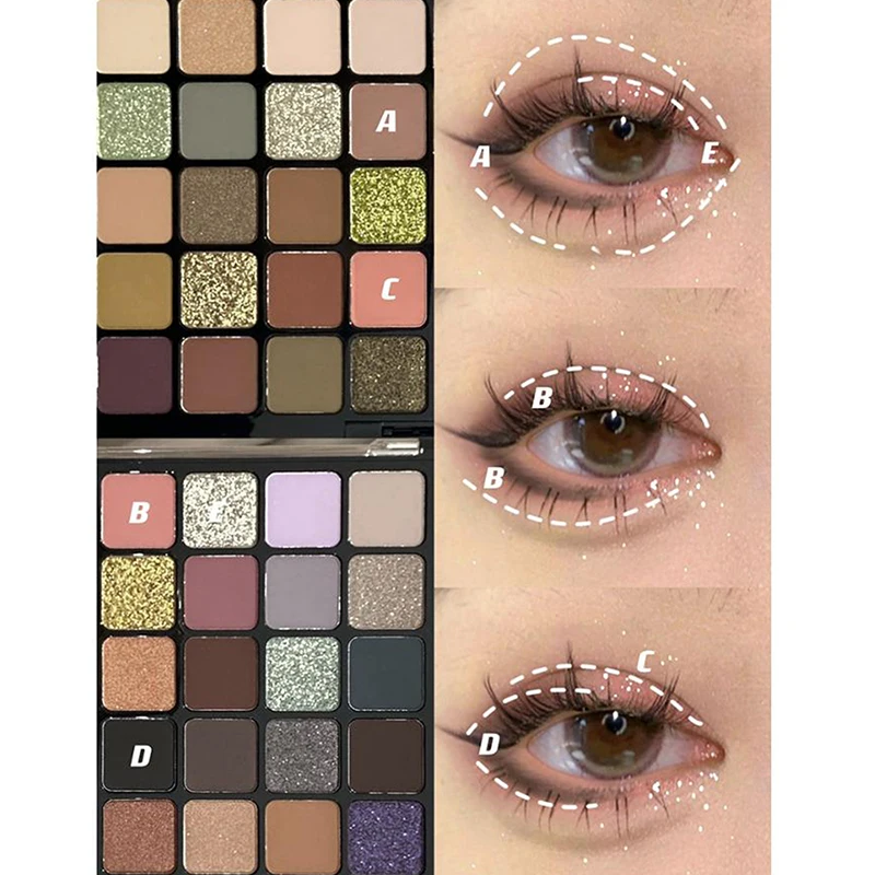 

Палитра теней для век DIKALU, 40 цветов, с шиммером, матовыми и глиттерными пигментами, водостойкая, для макияжа глаз, косметика