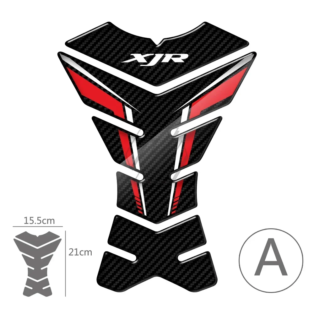 

For Yamaha XJR400 XJR1300 XJR1200 motorcycle modification 3D carbon fiber appearance fuel tank pad sticker