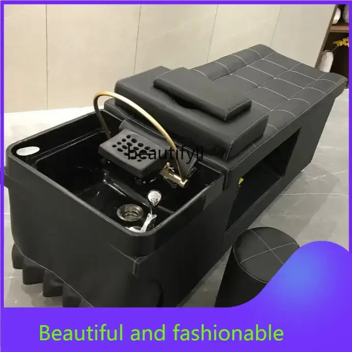 

zGThai Head Therapy Shampoo Chair Chinese Herbal Medicine Water Circulation Massage Fumigation Hydrotherapy Bed Barber Shop