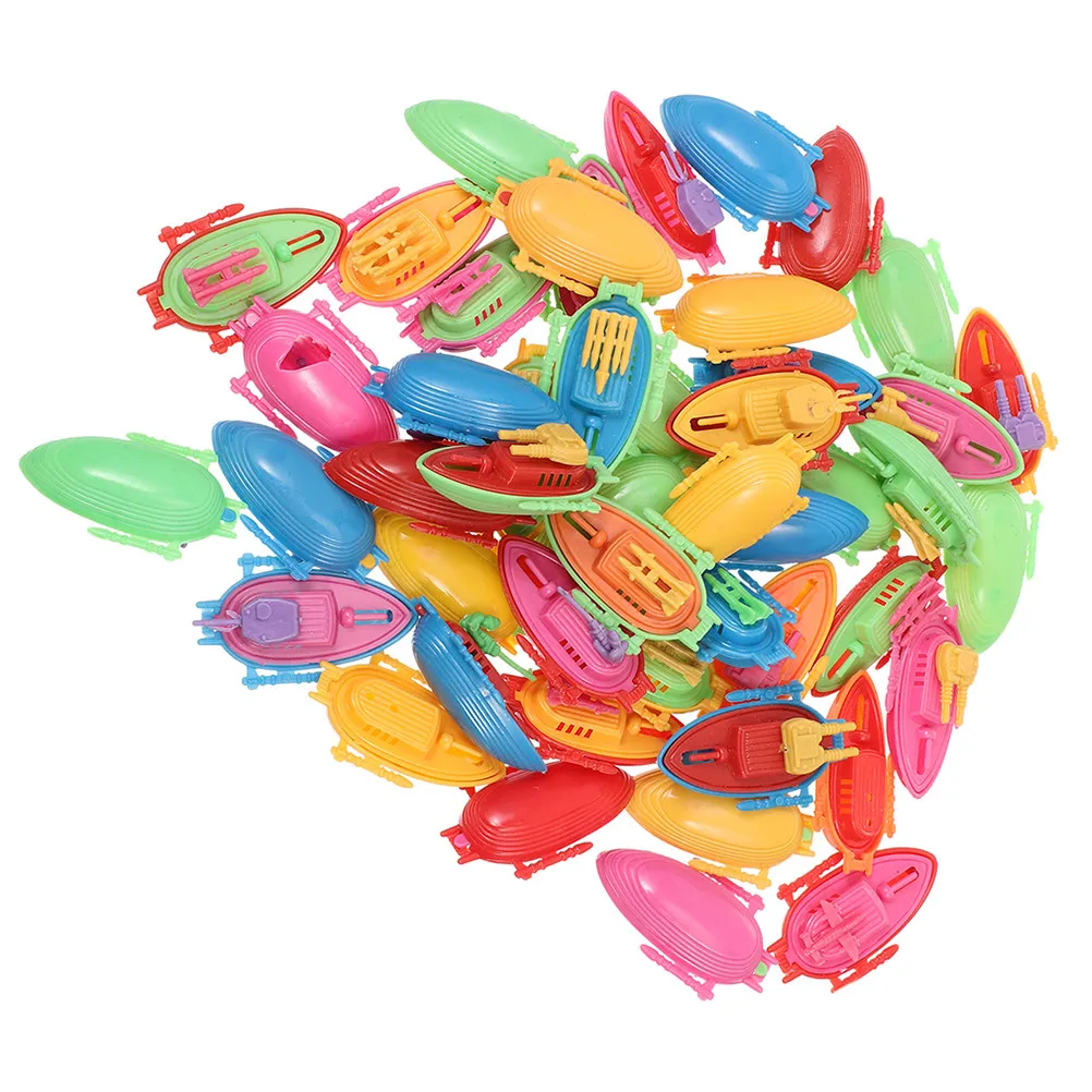 

30Pcs Compact Lightweight PVC Mini Boat Ornaments Realistic Design for Living Room Dining Room Desk Micro Landscape Photo Props