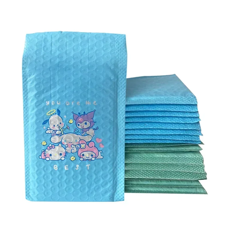 Sanrio Hello Kitty Bubble Bags Cinnamoroll Waterproof Shipping Bags Cartoon Packages Mailing Bag Shockproof Thickening Envelopes