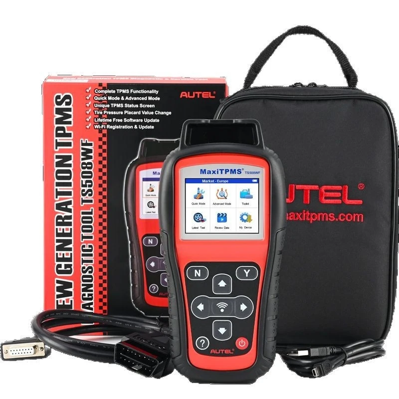 

Autel MaxiTPMS TS508WF TPMS Diagnostic Tool Tire Pressure Sensor Activate Program Relearn Lifetime WiFi Update