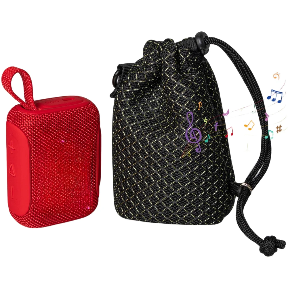 Mesh-Based Speaker Bag for JBL Go 5 Delivering Simultaneous Audio Accessibility and Physical Shielding During Movement