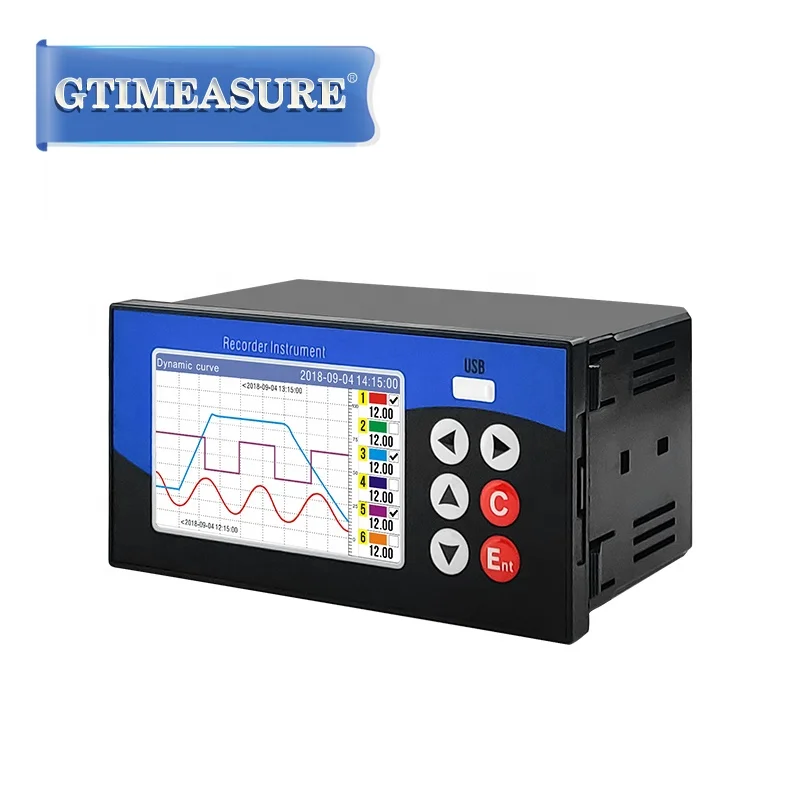 High Accuracy Smart  Data Recorder Temperature and Pressure PT100 4-20mA RS485 Data Logger