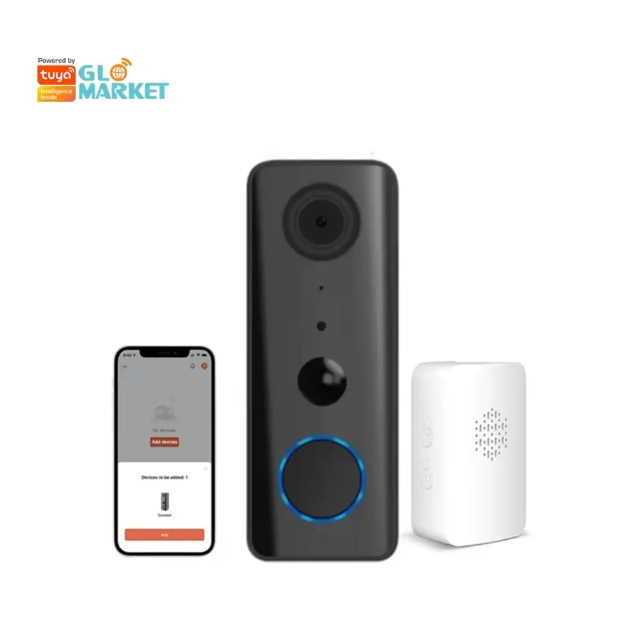 

Glomarket Tuya Smart Wi-Fi видео дверной звонок беспроводной телефон домофон камера инфракрасный ночной 1080P водонепроницаемый дверной звонок Dingdong