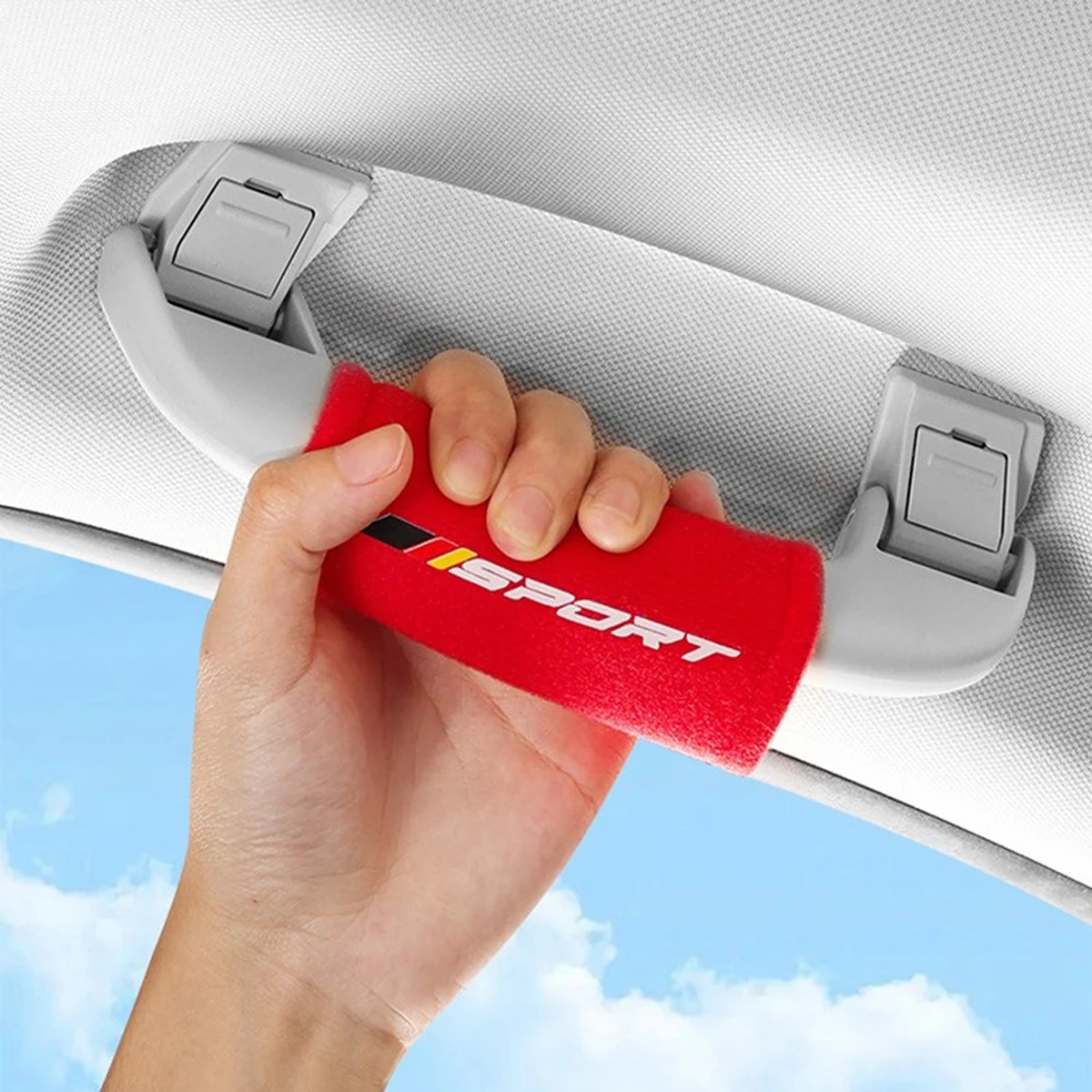 Fluff Car Roof Door Handle Protector Car Armrest Cover, Three Colors To Choose From, Can Be Freely Matched To Decorate Your Car