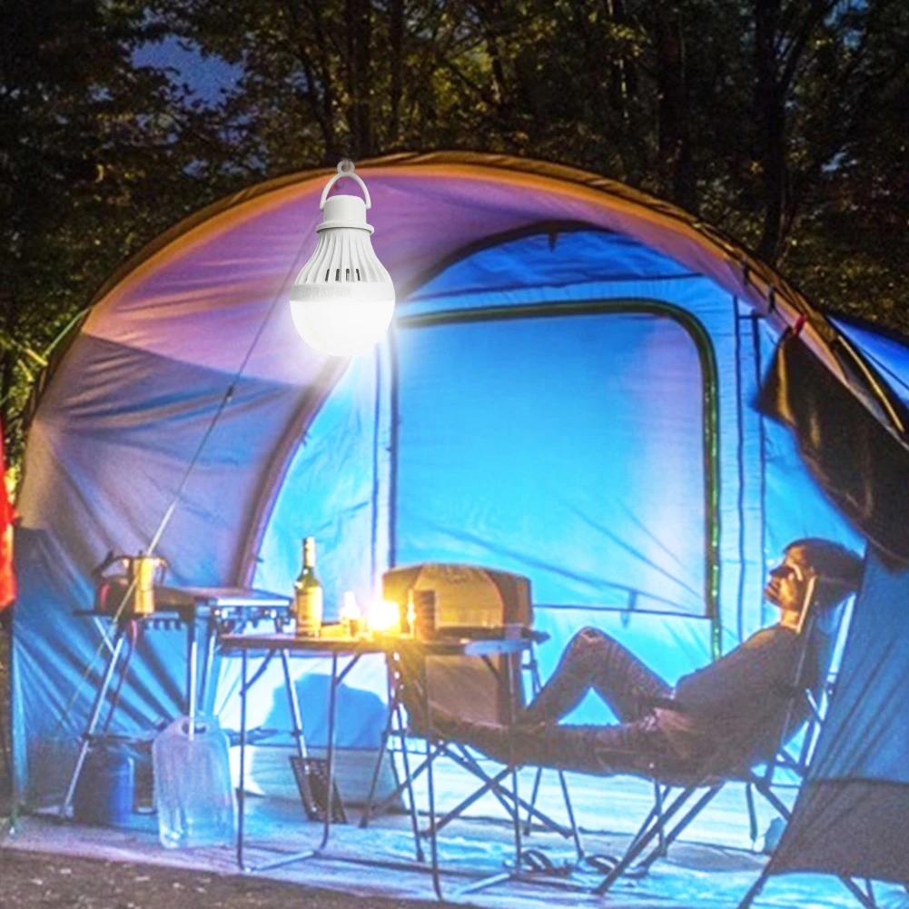 USB Light Bulb LED Camping Light Bulb Portable Emergency Light Cord Tent Light for Camping Emergency Truck Fishing Boat