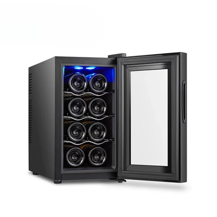8 Bottle Mini Wine Storage Station, Power Saving Thermoelectric Semiconductor Peltier Layout For Wine Preservation